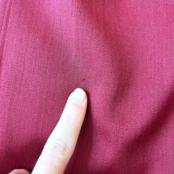 Christian Dior Sport Skirt Womens Small Red Scarlet Midi Wide Leg Culotte Shorts - Picture 12 of 15